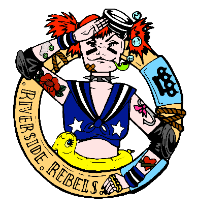 Riverside Rebels Roller Derby logo